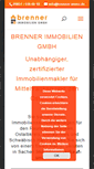 Mobile Screenshot of brenner-immo.de